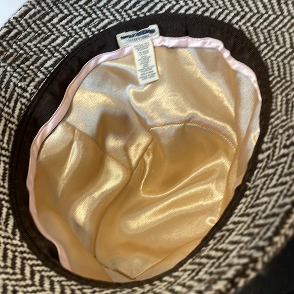 American Eagle Outfitters Wool Bucket Hat Brown Herringbone - Picture 6 of 11